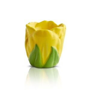 Nora Fleming “tiptoe thru 'em” Yellow Tulip Mini